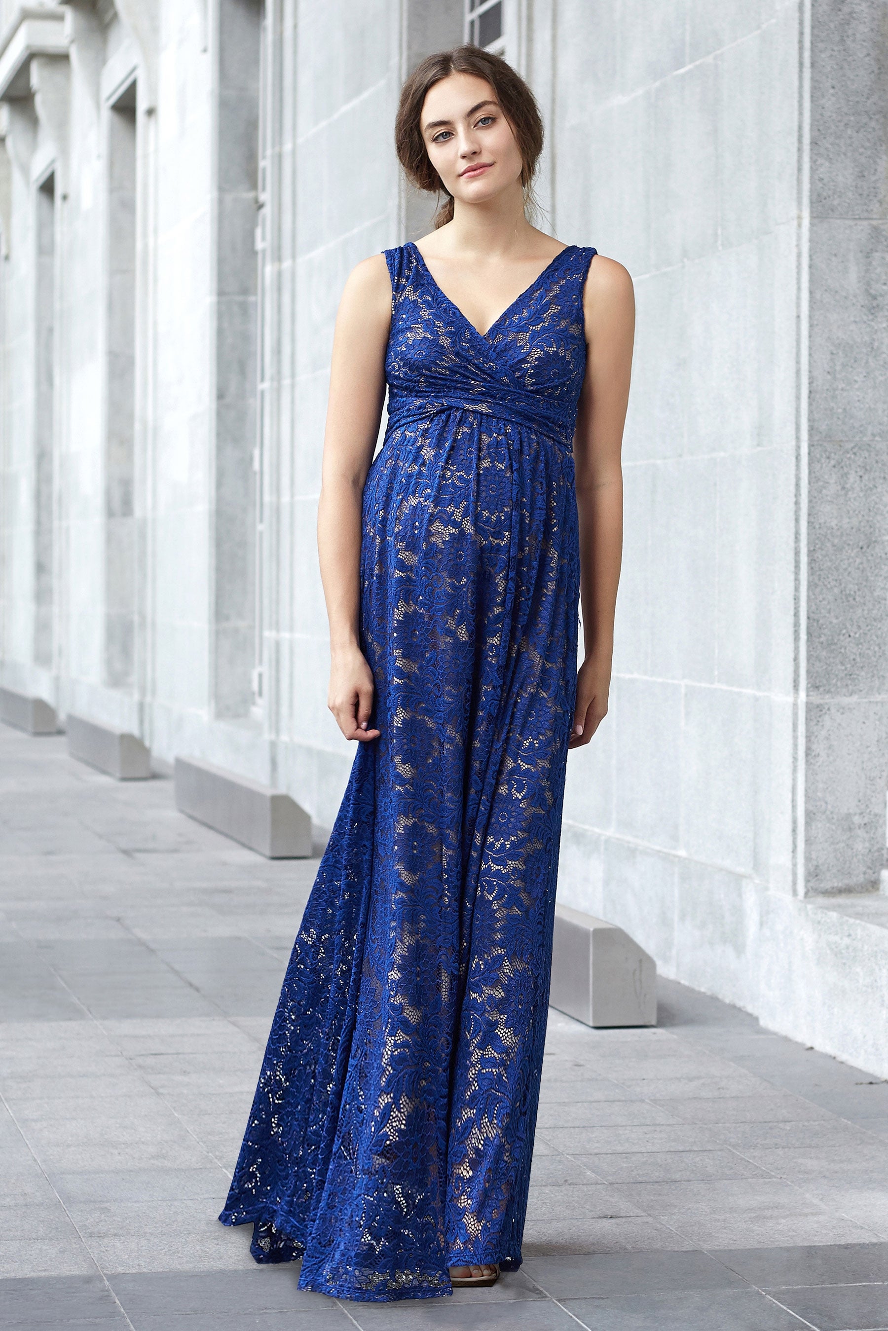 Chantilly Lace Maternity & Nursing Maxi by MEV Seven Women Maternity Chantilly Lace Maternity & Nursing Maxi by MEV Seven Women Maternity
