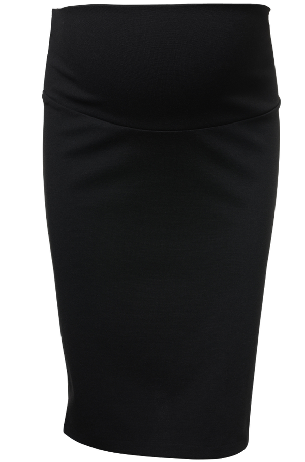 Buy Pencil Maternity Skirt With Fold Up Or Down Belly Band in Canada at SevenWomen Black X large