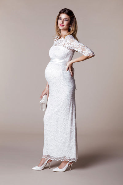 Amelia Lace Bridal Wedding Maternity Gown - Seven Women Maternity