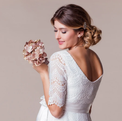 How to Hide A Baby Bump in A Wedding Dress