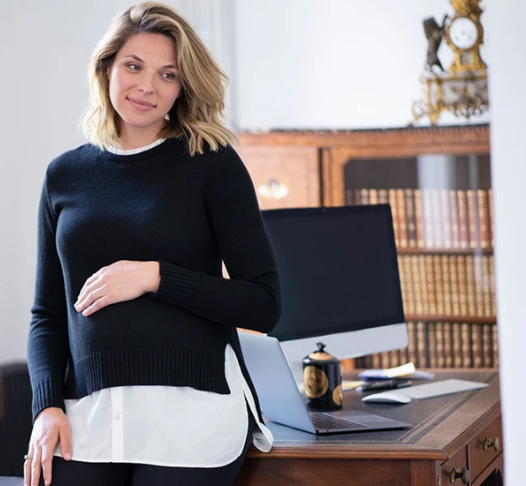 3 Tips on Wearing Work from Home Maternity Clothes