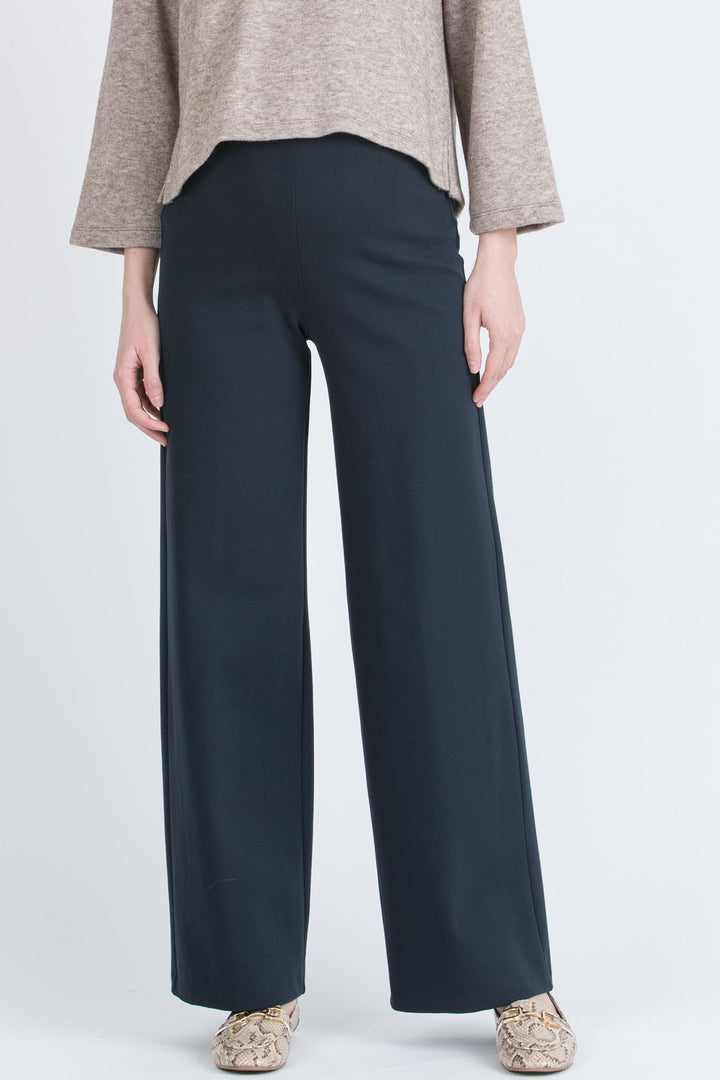 Kimberly High-Waisted Black Maternity Work Pants by Attesa