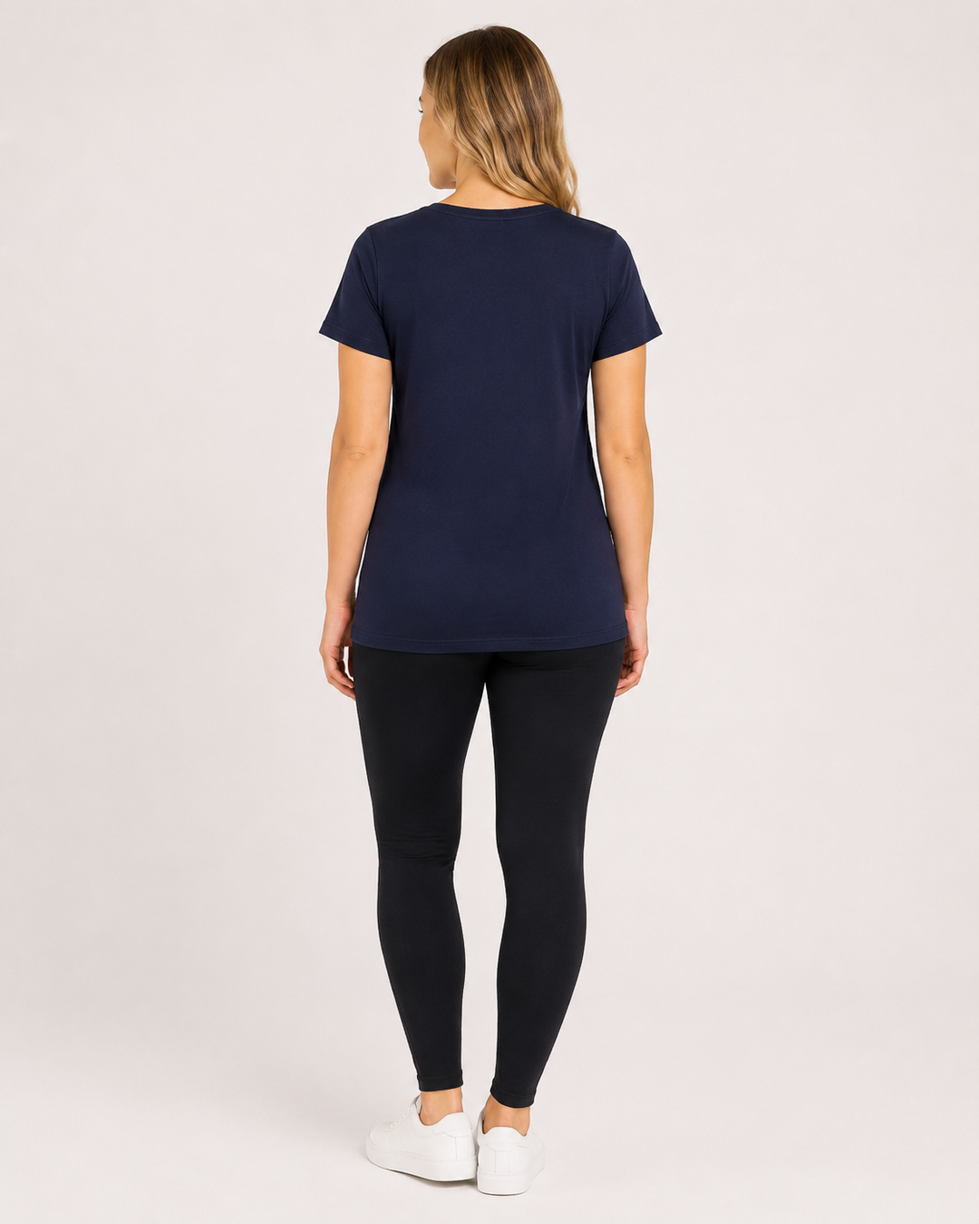 Haute Mama Maternity Tee 2Chix Black W  Pink Print