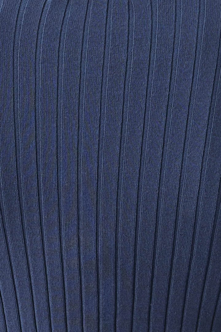 Sienna Rib Knit Pants in French Navy Ripe