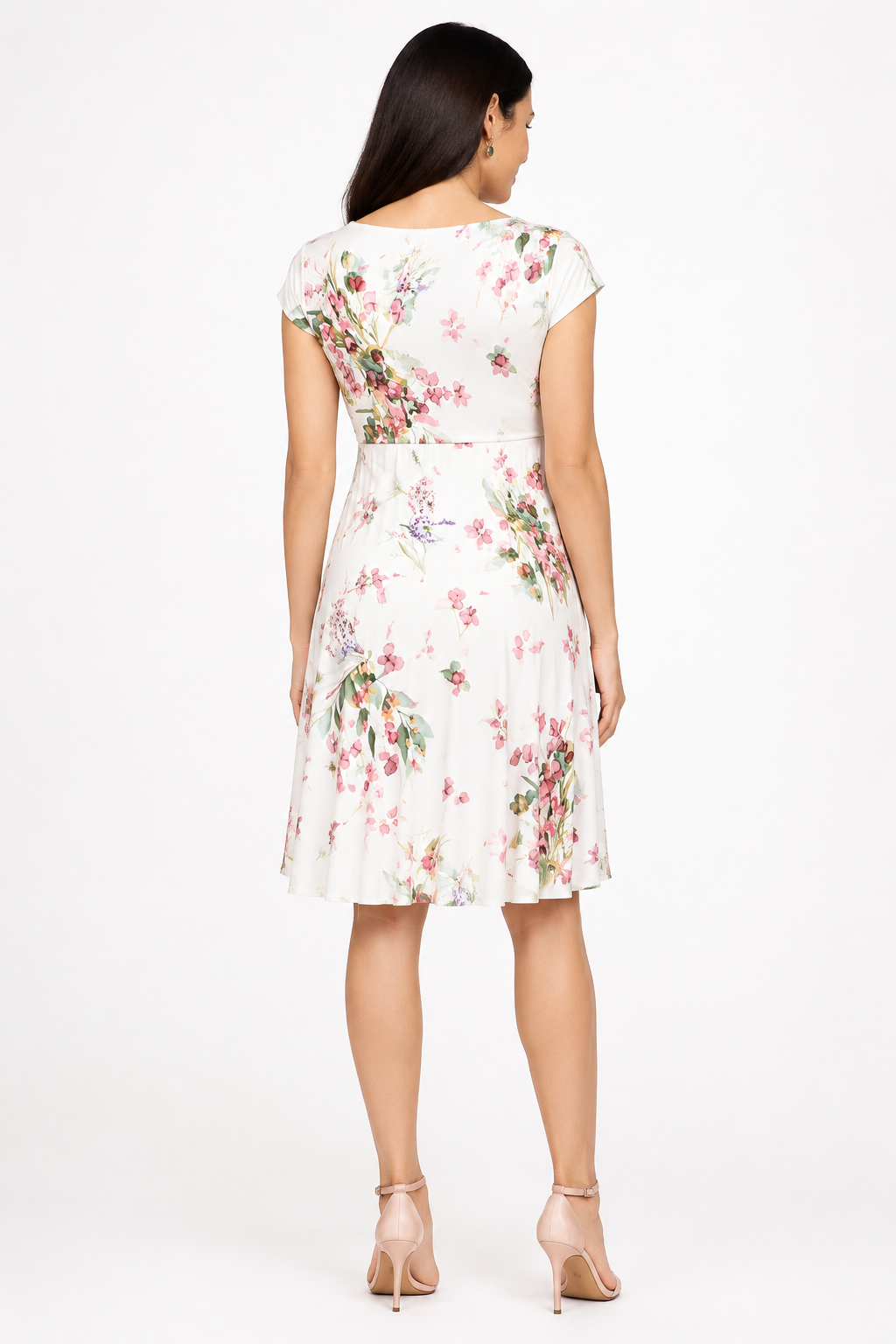 Alessandra Maternity & Nursing Dress in Pink Petal