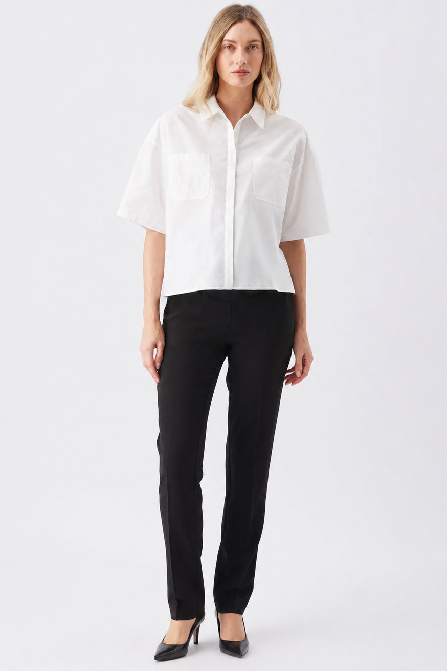 Alexa Classic Tall Maternity Trousers Black
