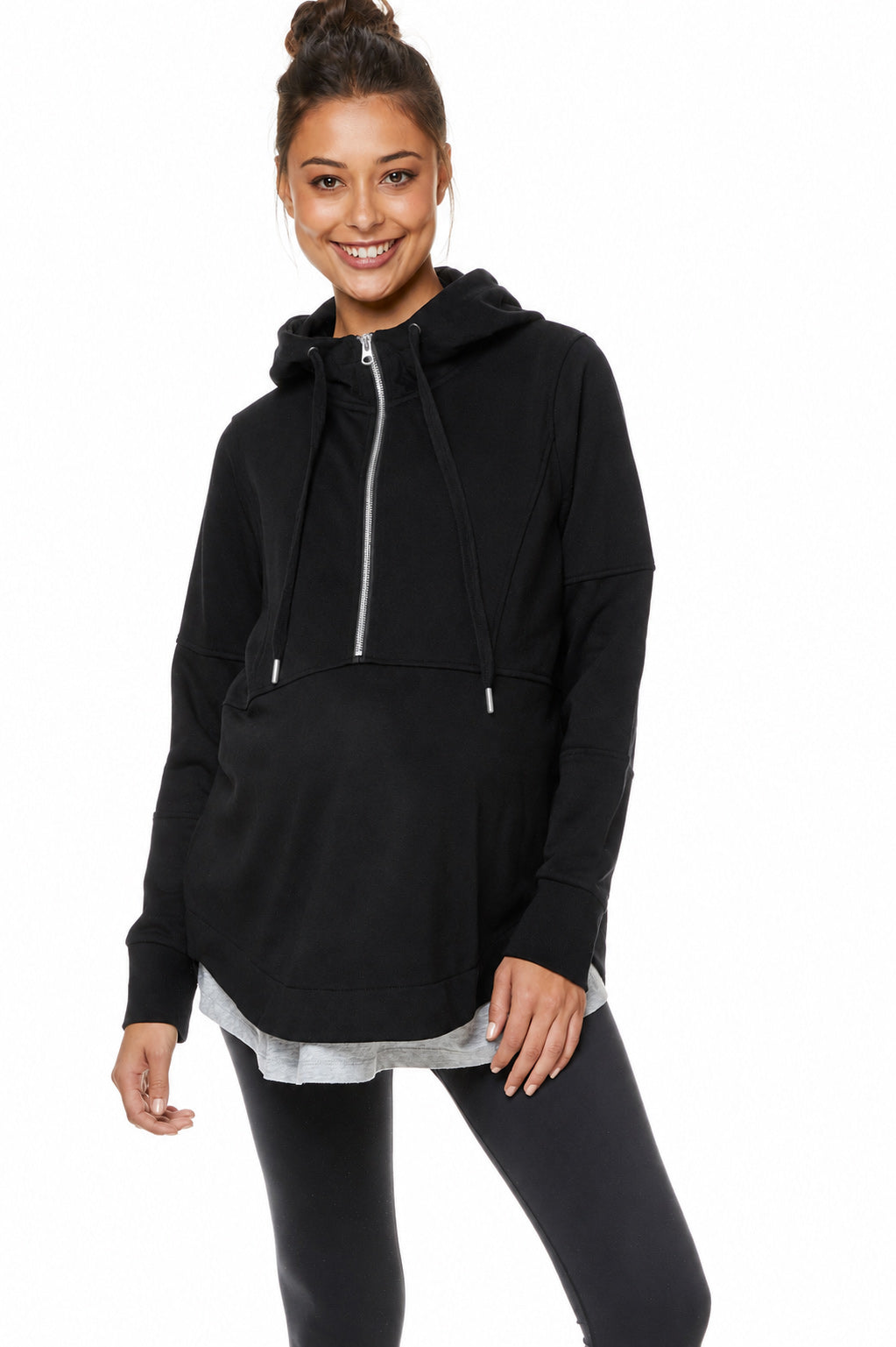 Run With Me Maternity Nursing Hoodie