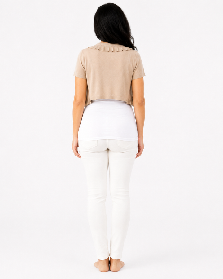 Ruffle Bolero Maternity Top