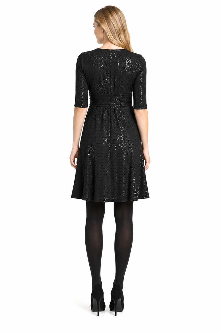 Maternal America Front Tie Maternity Sequins Dress