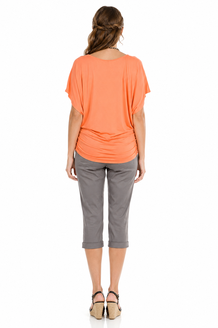 Andrea Maternity Top 9Fashion Coral
