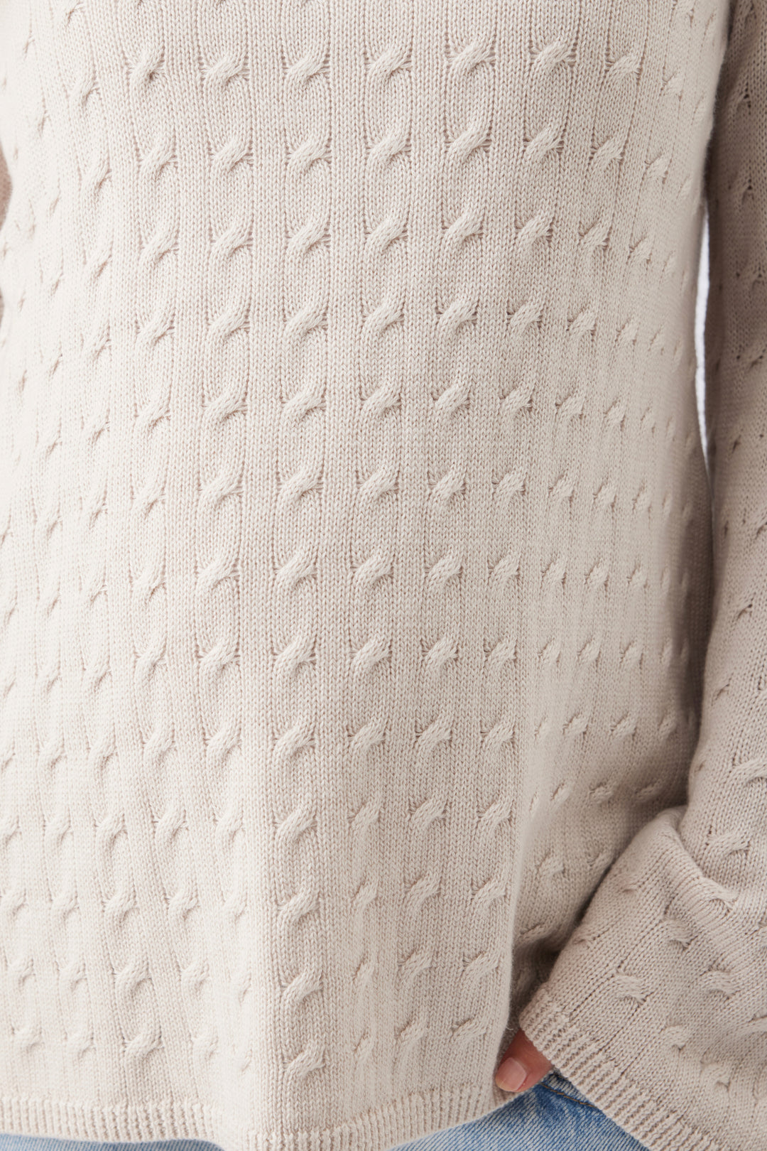 Carla Cable Knit Maternity & Nursing Sweater