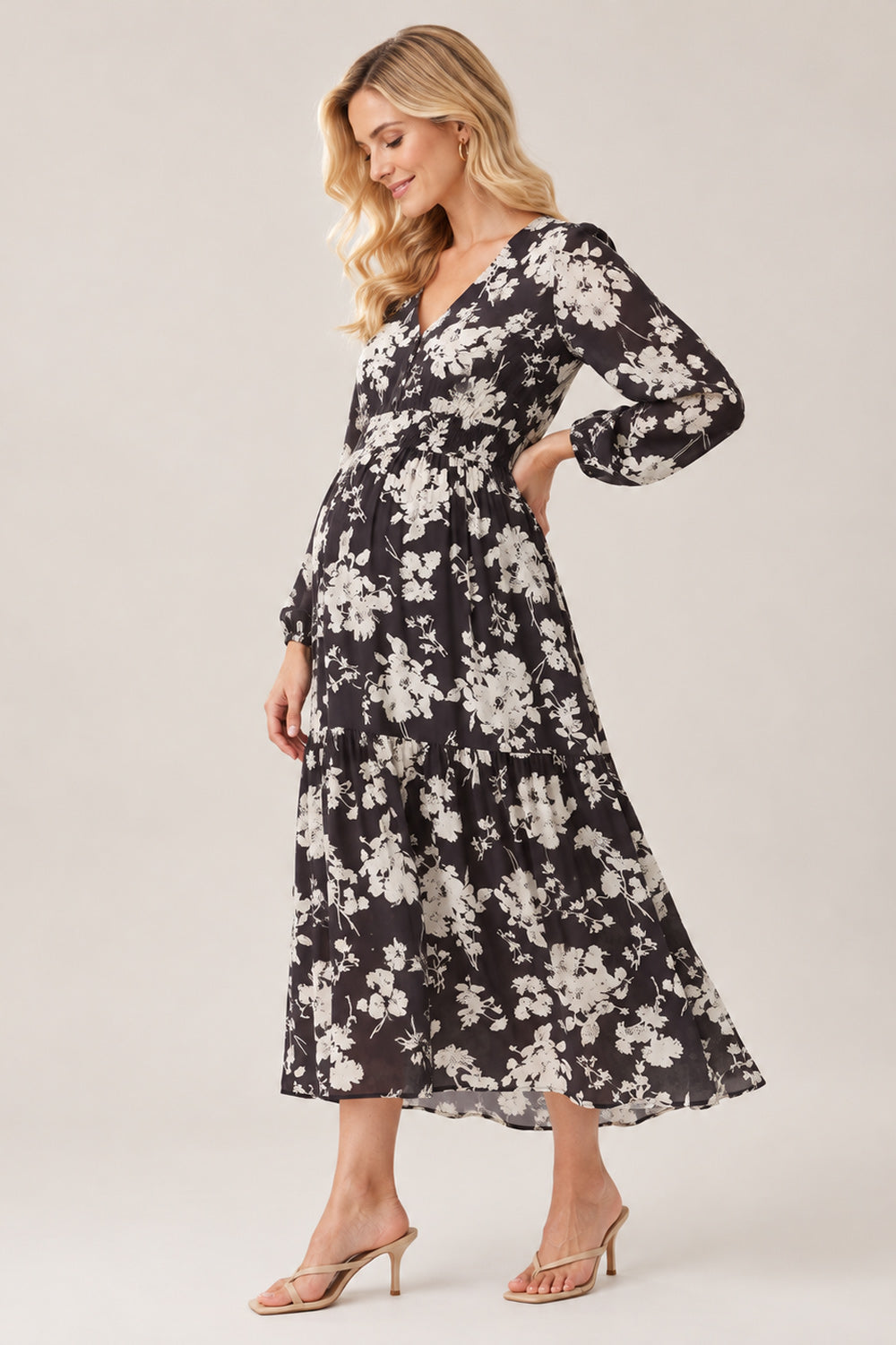 Drew Maternity, Nursing & Postpartum Maxi Dress