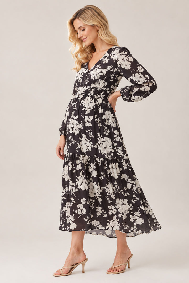 Drew Maternity, Nursing & Postpartum Maxi Dress