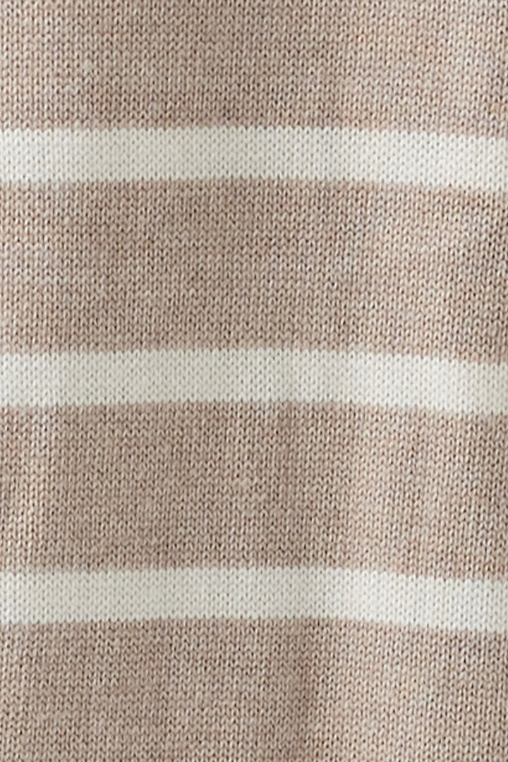 Lori Maternity & Nursing Soft Knit Latte / Chalk