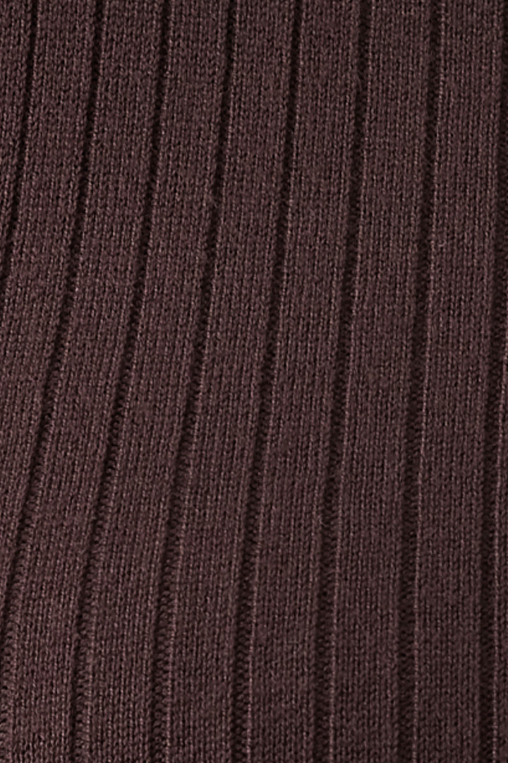 Hollie Polo Knit Maternity & Nursing Dress - Cocoa
