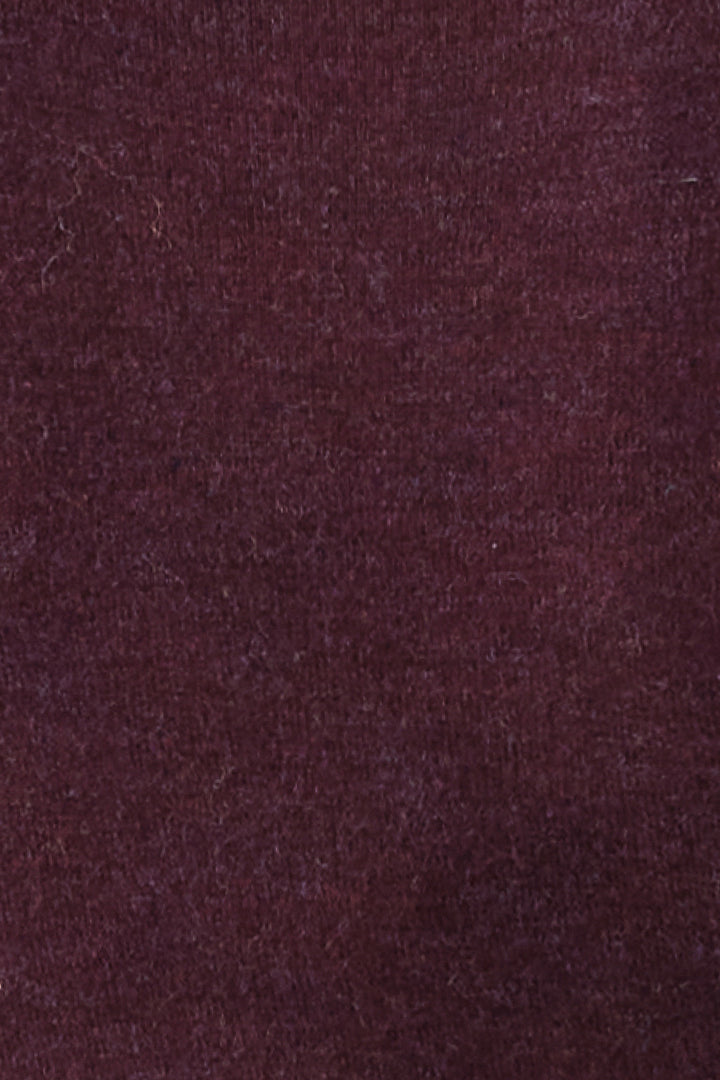 Heidi Burgundy Maternity & Nursing Knit Dress