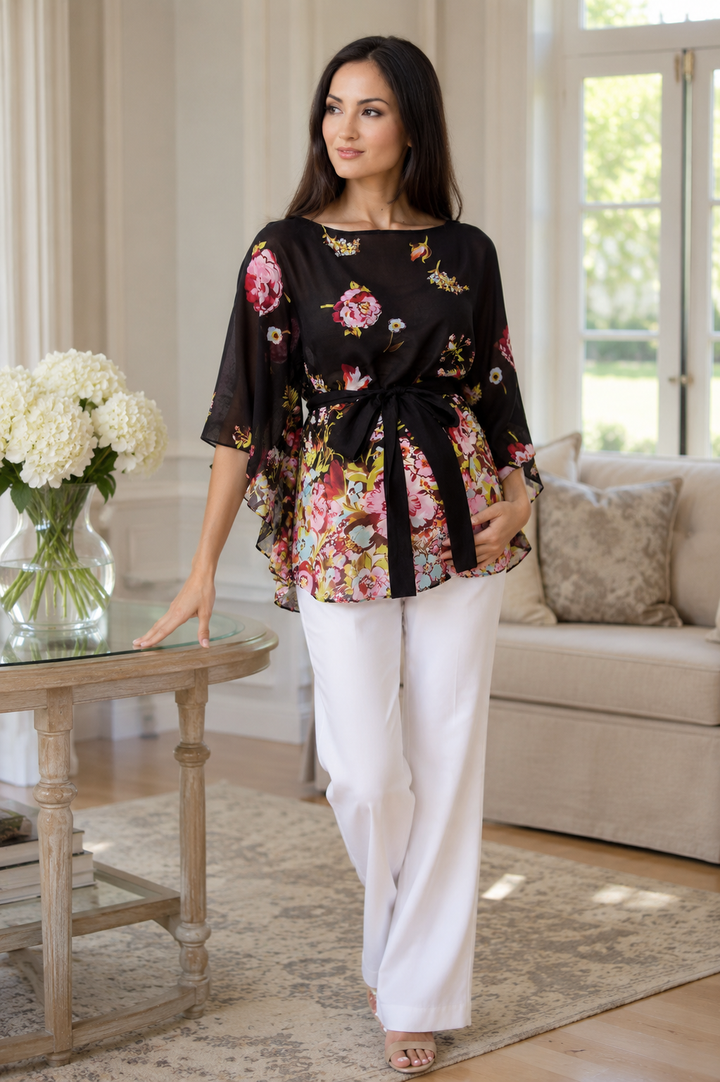 Andrea Silk Maternity Top Olian