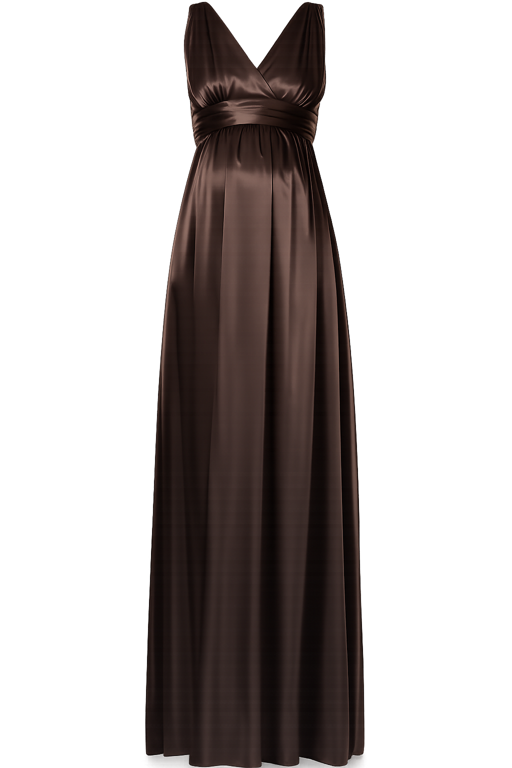 Ripe Satin Maternity Gown Dress
