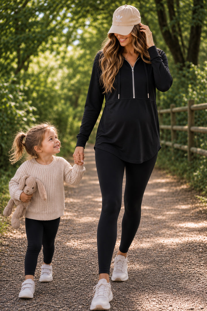 Run With Me Maternity Nursing Hoodie