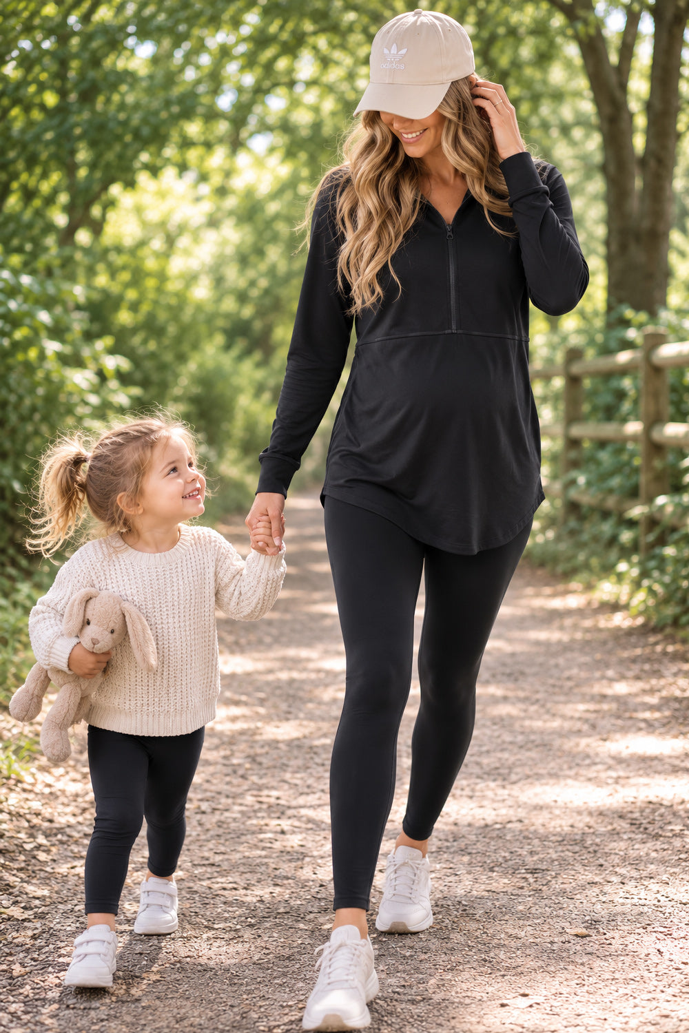 Run With Me Maternity Nursing Hoodie in Blush