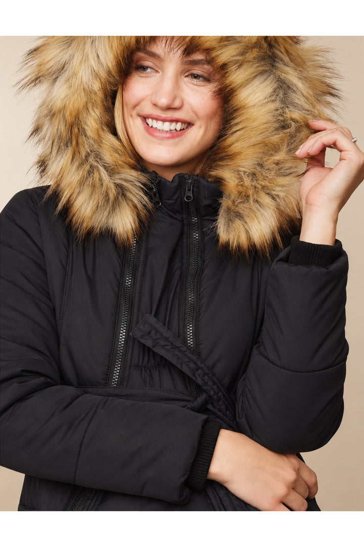 Sara 3 in 1 Down Maternity & Baby wearing Parka Rated to -30c