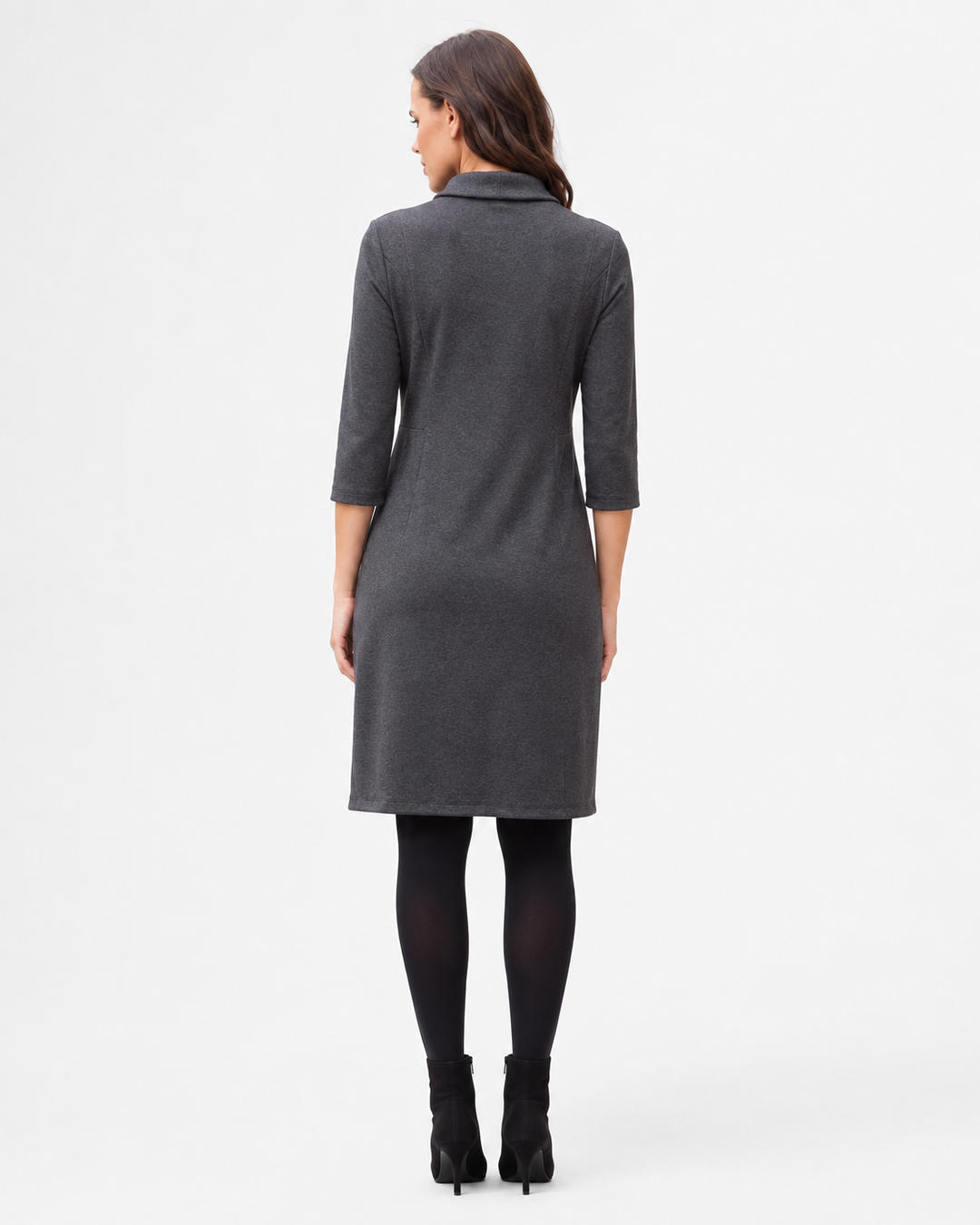 Seraphine Joelle Funnel Neck Maternity Dress