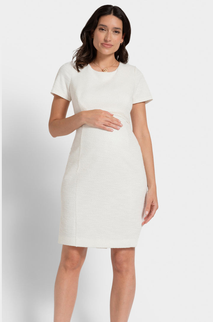 Seraphine Sienna Bouclé Maternity Dress