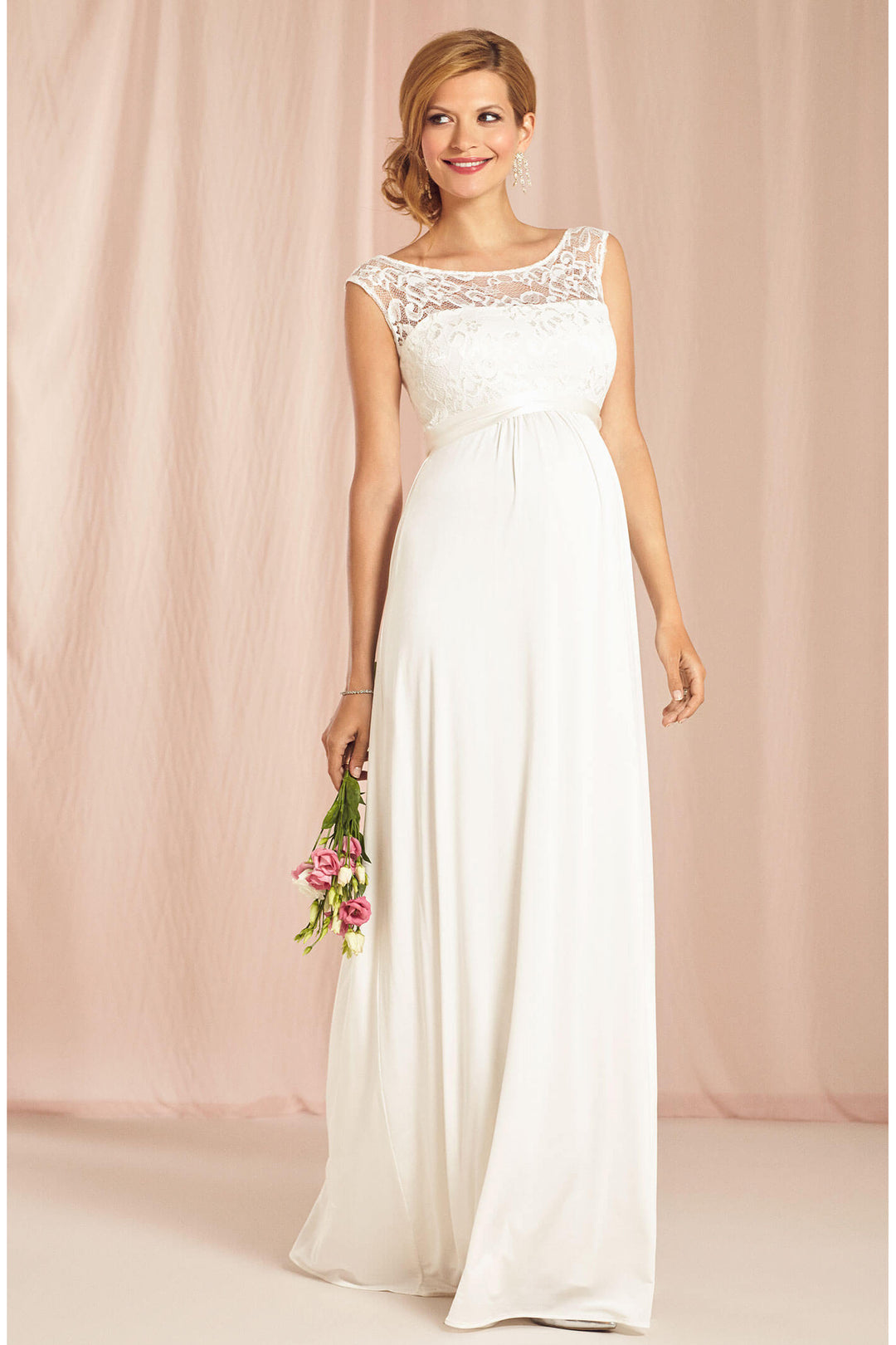 Valencia Bridal and Baby Shower Gown in Ivory