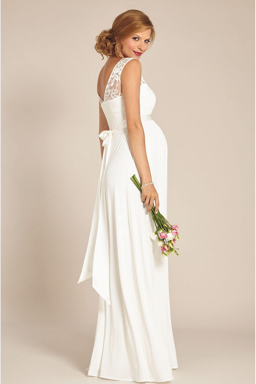 Valencia Bridal and Baby Shower Gown in Ivory