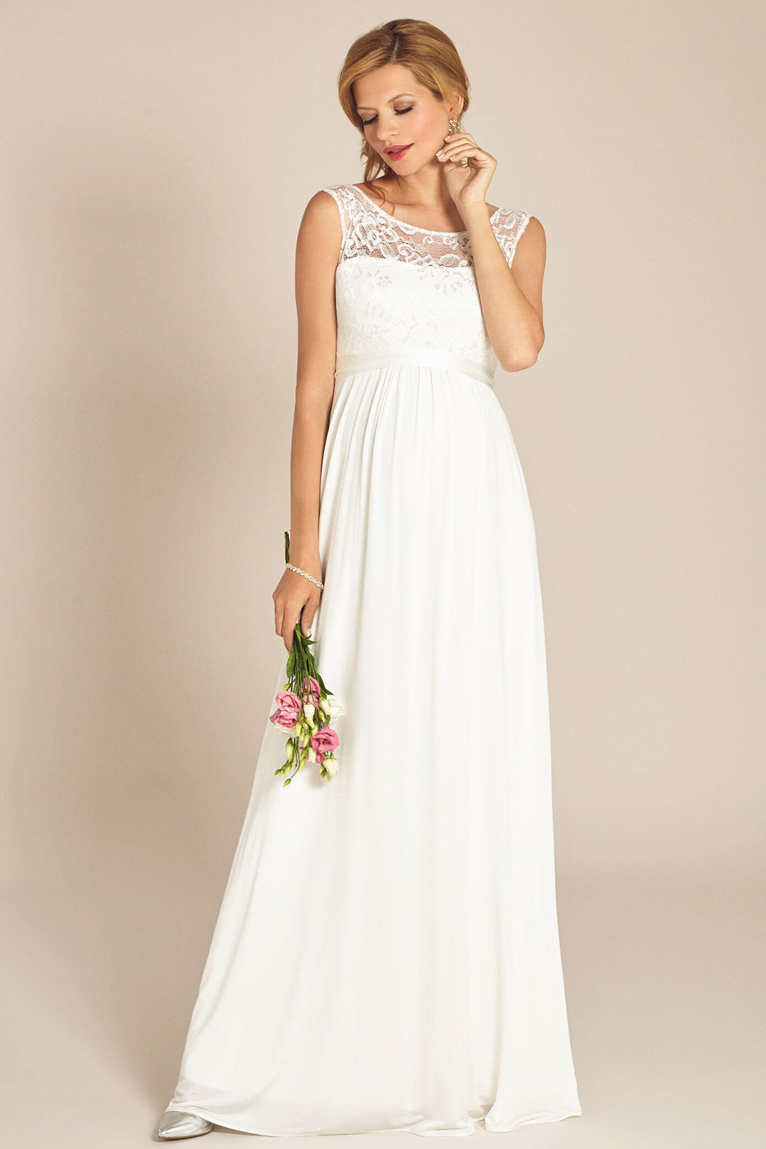 Valencia Bridal and Baby Shower Gown in Ivory