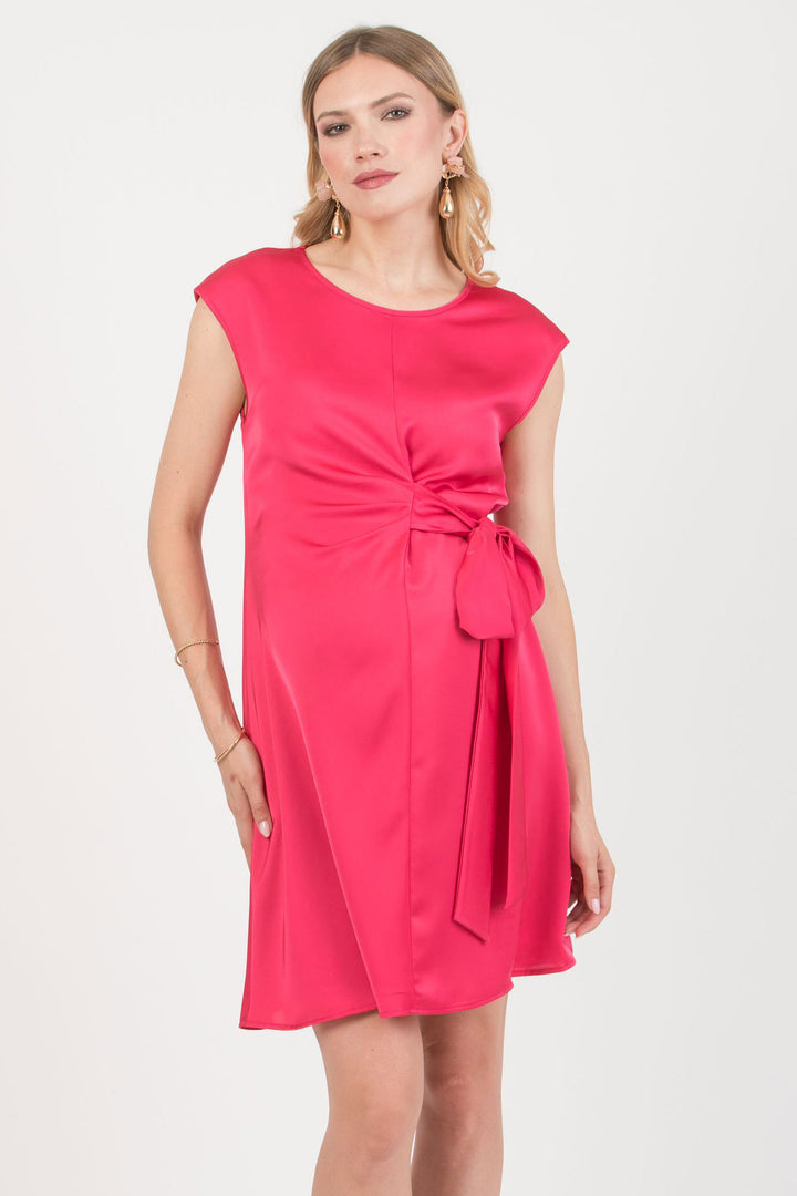 Veronica Chic Maternity Sleeveless Dress in Strawberry, Perfect for Work & Special Occasion (Copy)