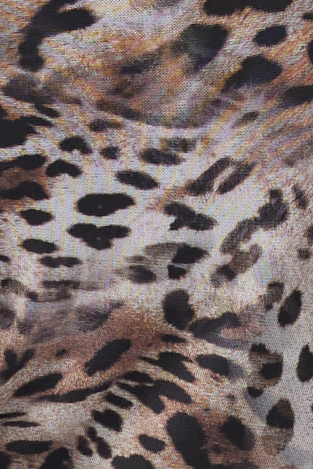 Savannah Maternity Mesh Dress Leopard Print Ripe