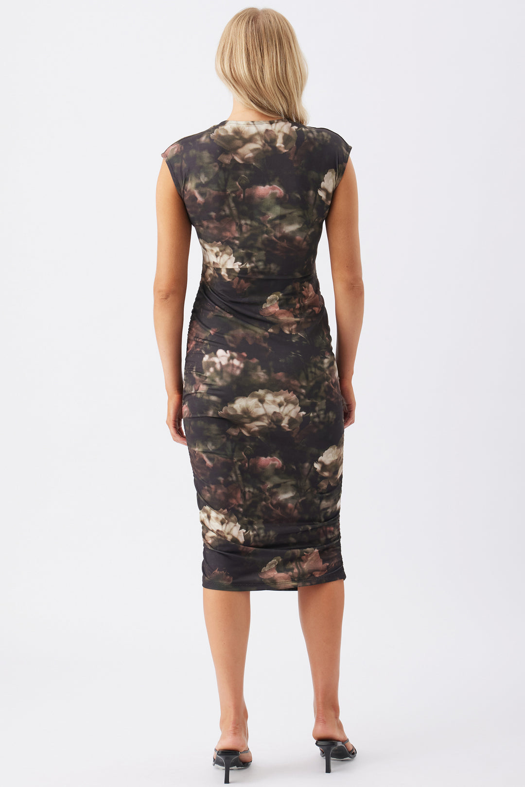 Monet-inspired Vella Fitted Maternity & Nursing Dress