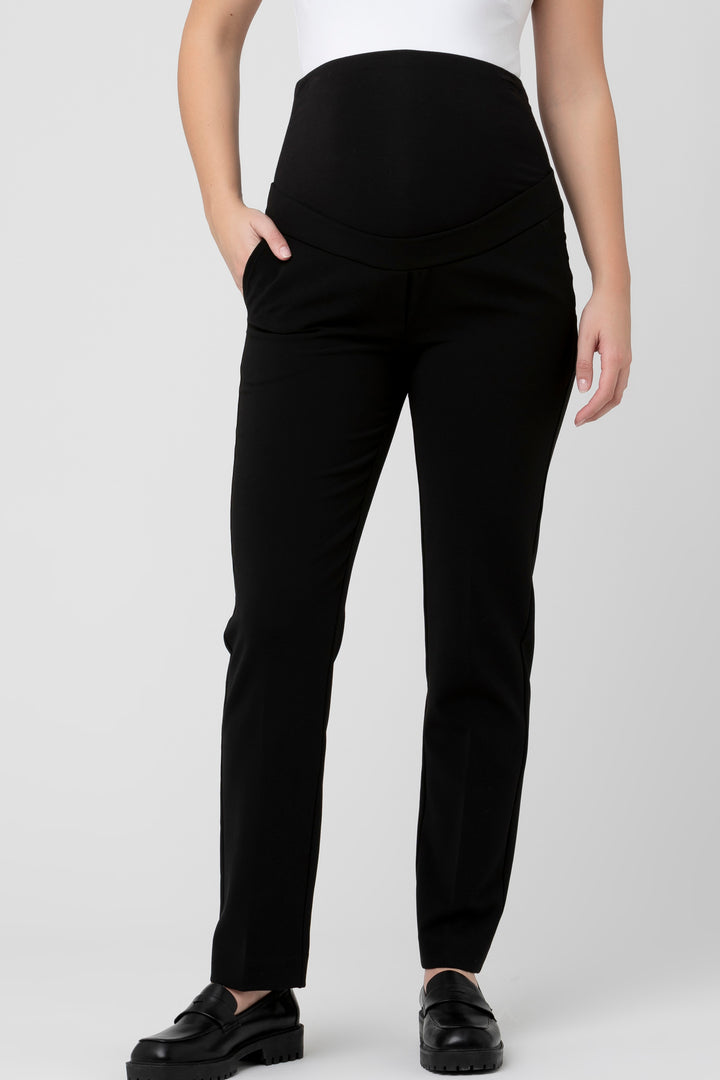 Alexa Classic Maternity Trousers in Navy Ripe