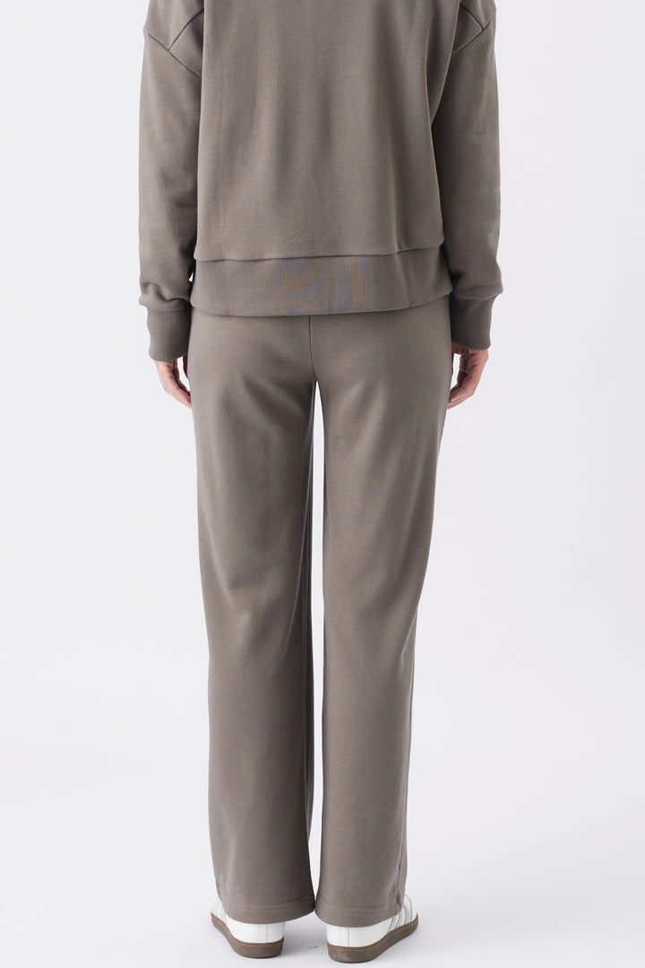 Terry Wide Leg Jogger Earth Ripe