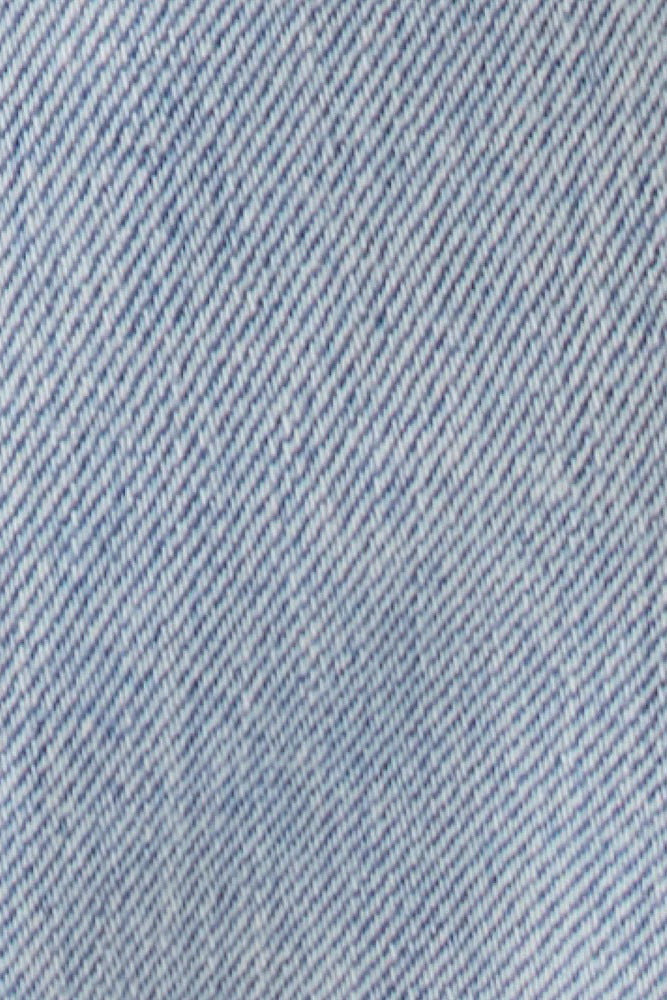 Billie Underbelly Elastic Wide-Leg Light Blue Cotton Maternity Jeans