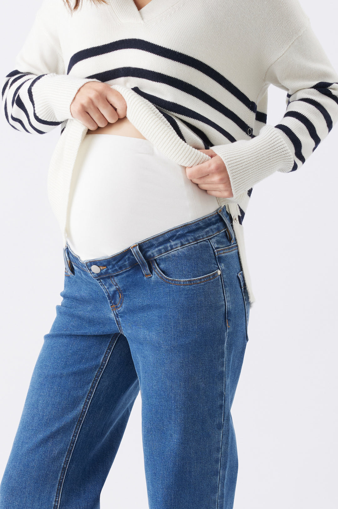 Miller Over Bump Maternity Jeans True Blue Ripe