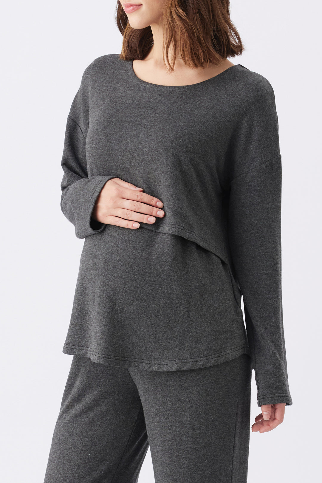 Super Soft Fleece Maternity Nursing Top by Ripe