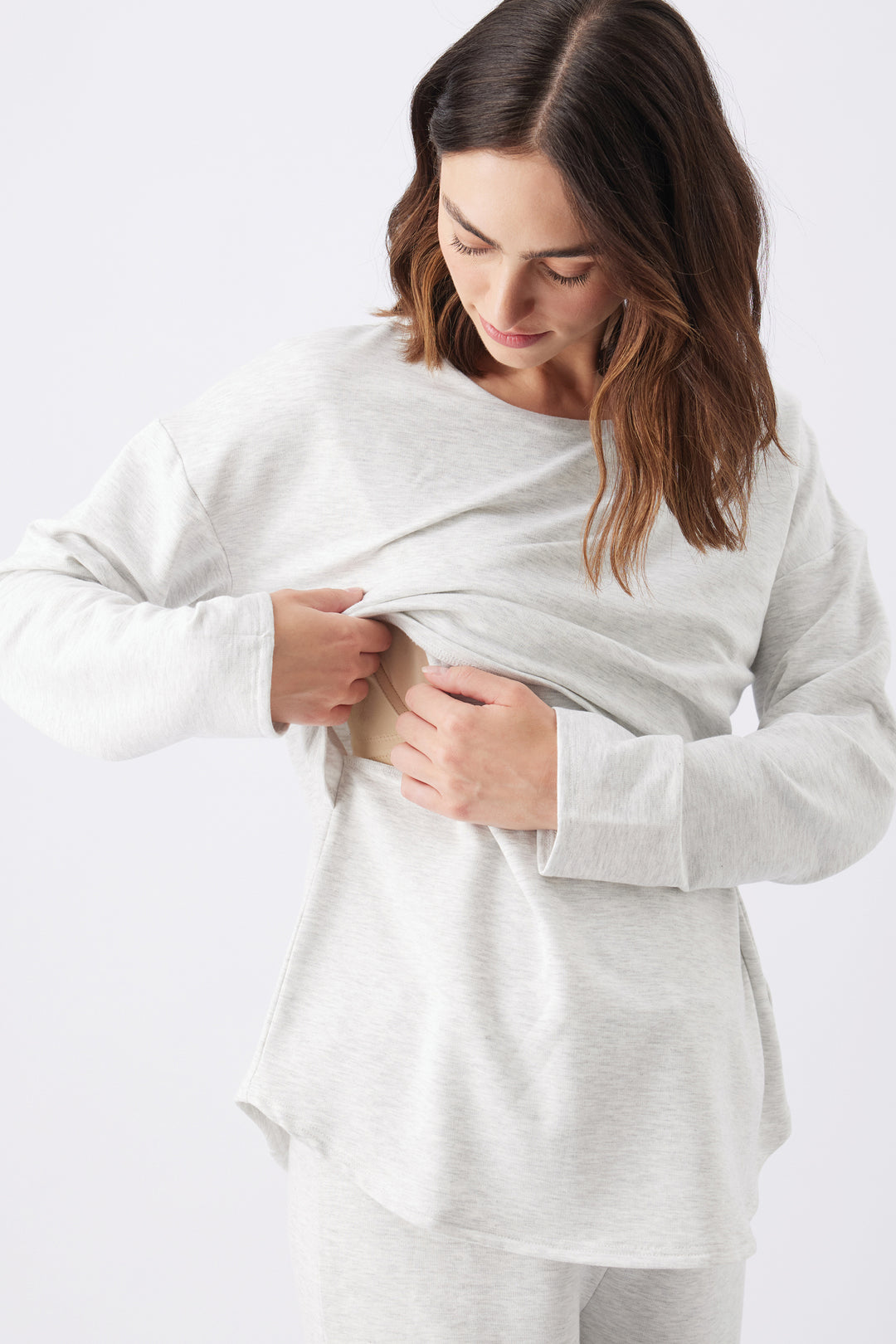 Super Soft Fleece Maternity Nursing Top by Ripe