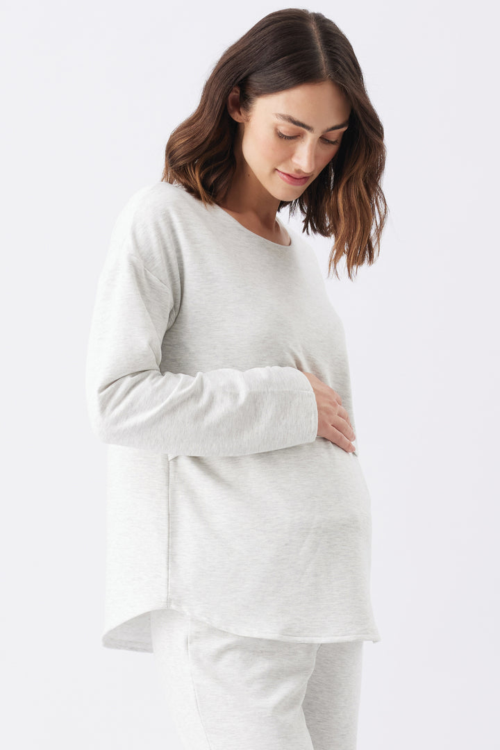 Super Soft Fleece Maternity Nursing Top by Ripe