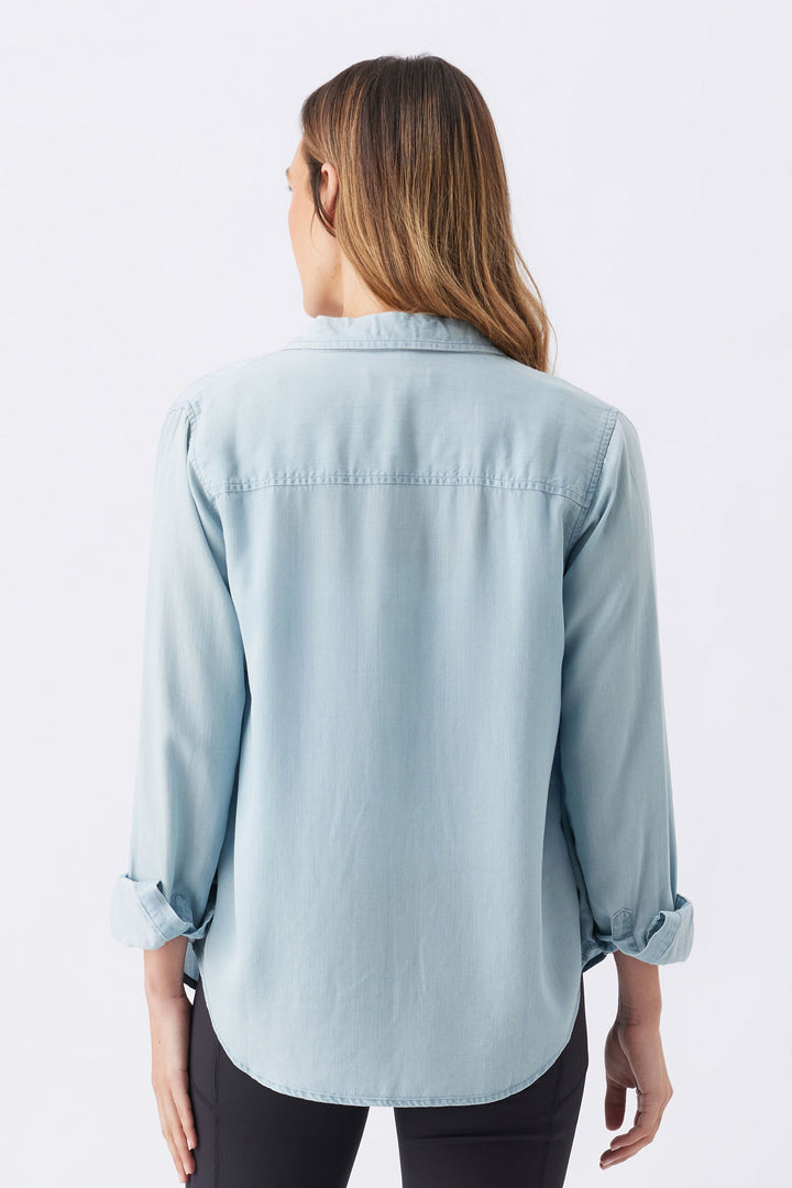 Bec Chambray Mat & Nursing Shirt  by Ripe