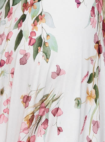 Alessandra Maternity & Nursing Dress in Pink Petal