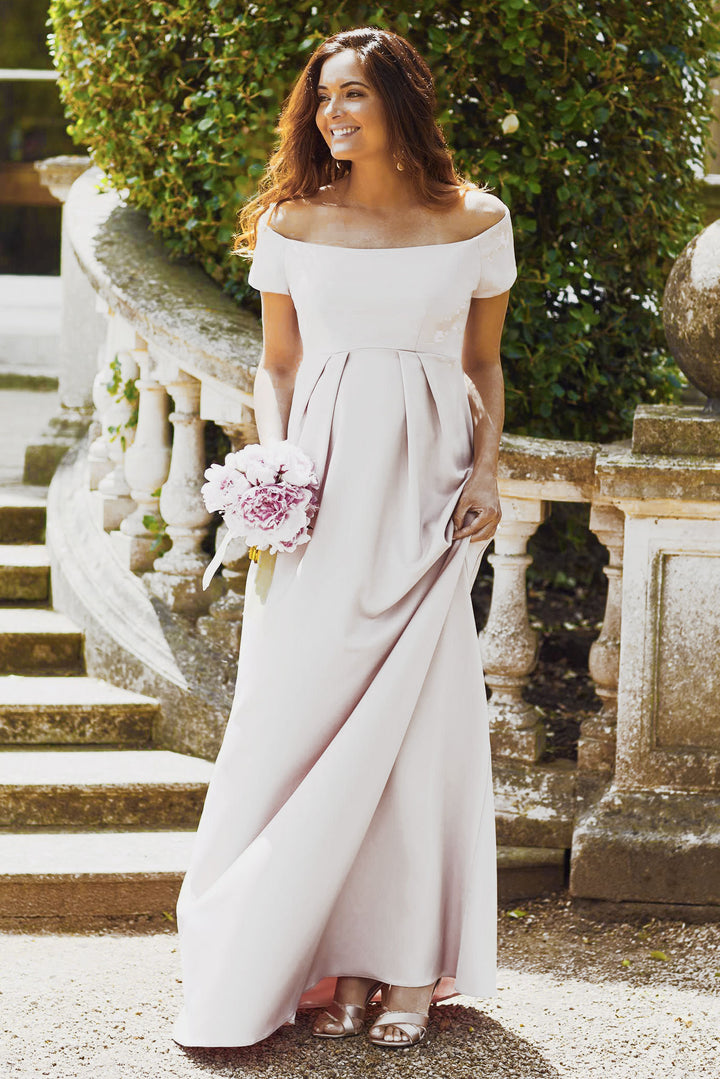 Aria Gown in Off White by Tiffany Rose