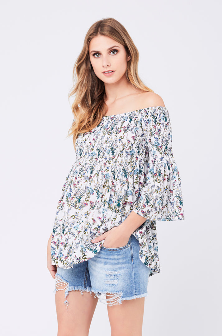 Distressed Denim Shorts - Seven Women Maternity