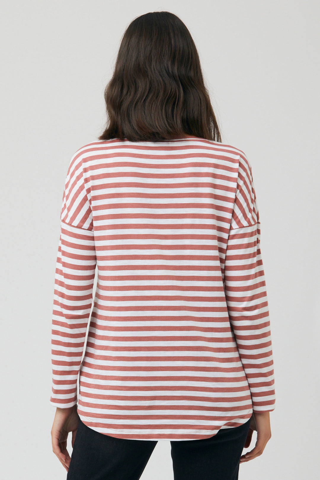 Lionel Long Sleeve Maternity Nursing Top Wine Ripe