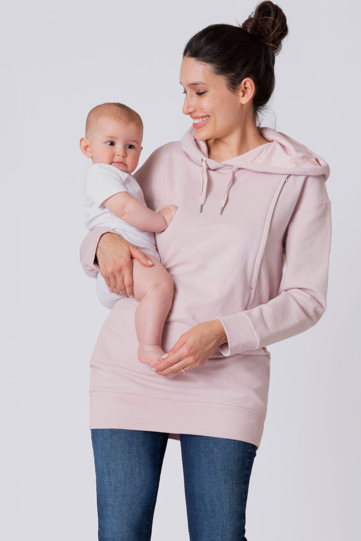 Pernella Blush Maternity & Nursing Hoodie by Seraphine