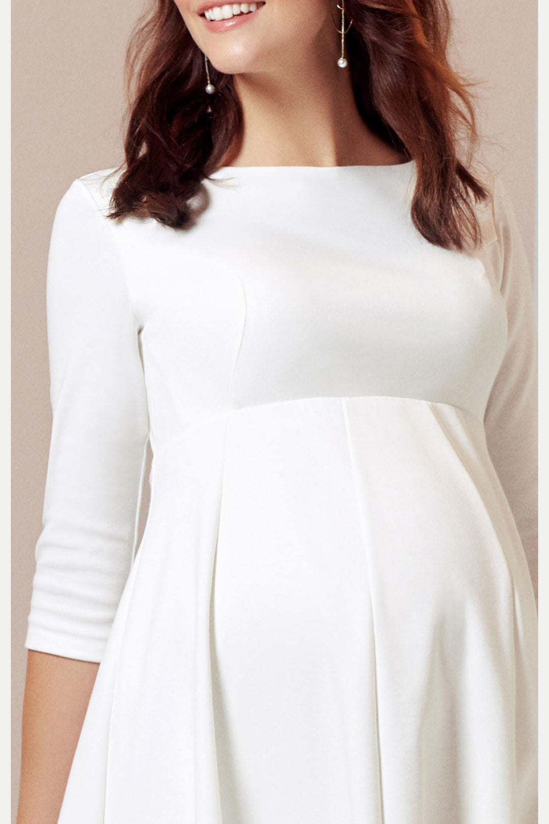 Tiffany Rose Sienna Maternity Dress in Ivory Seven Women Maternity Tiffany Rose Sienna Maternity Dress in Ivory Seven Women Maternity