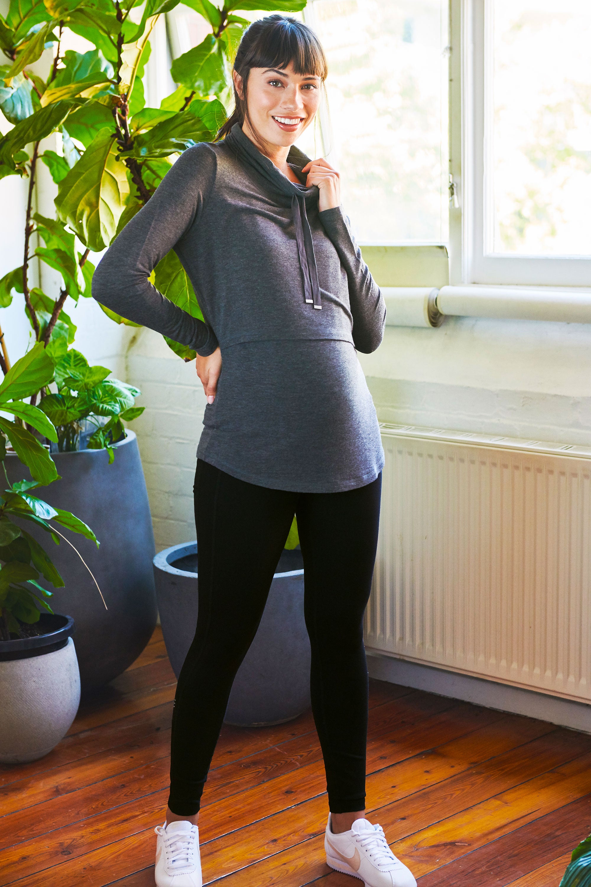 Nursing yoga top deals