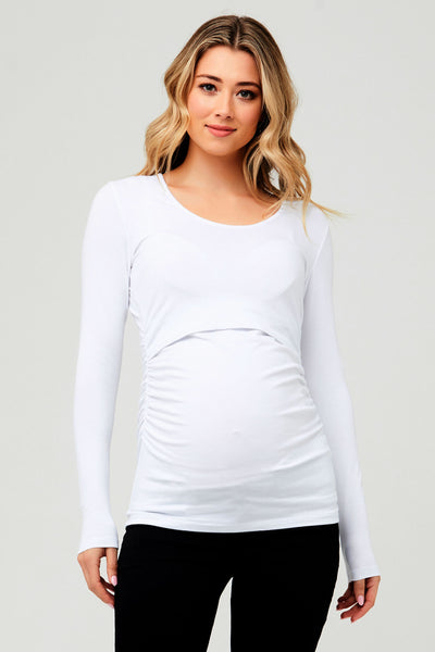 Maternity Cotton Blouse Long Sleeve Loose Fit Linen Shirt Women For Autumn  And Spring Pregnancy From Mingway245, $17.69