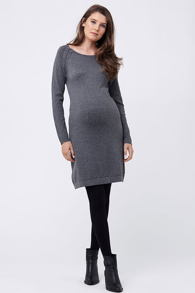 Ripe Boucle Maternity Nursing Tunic/Dress - Seven Women Maternity